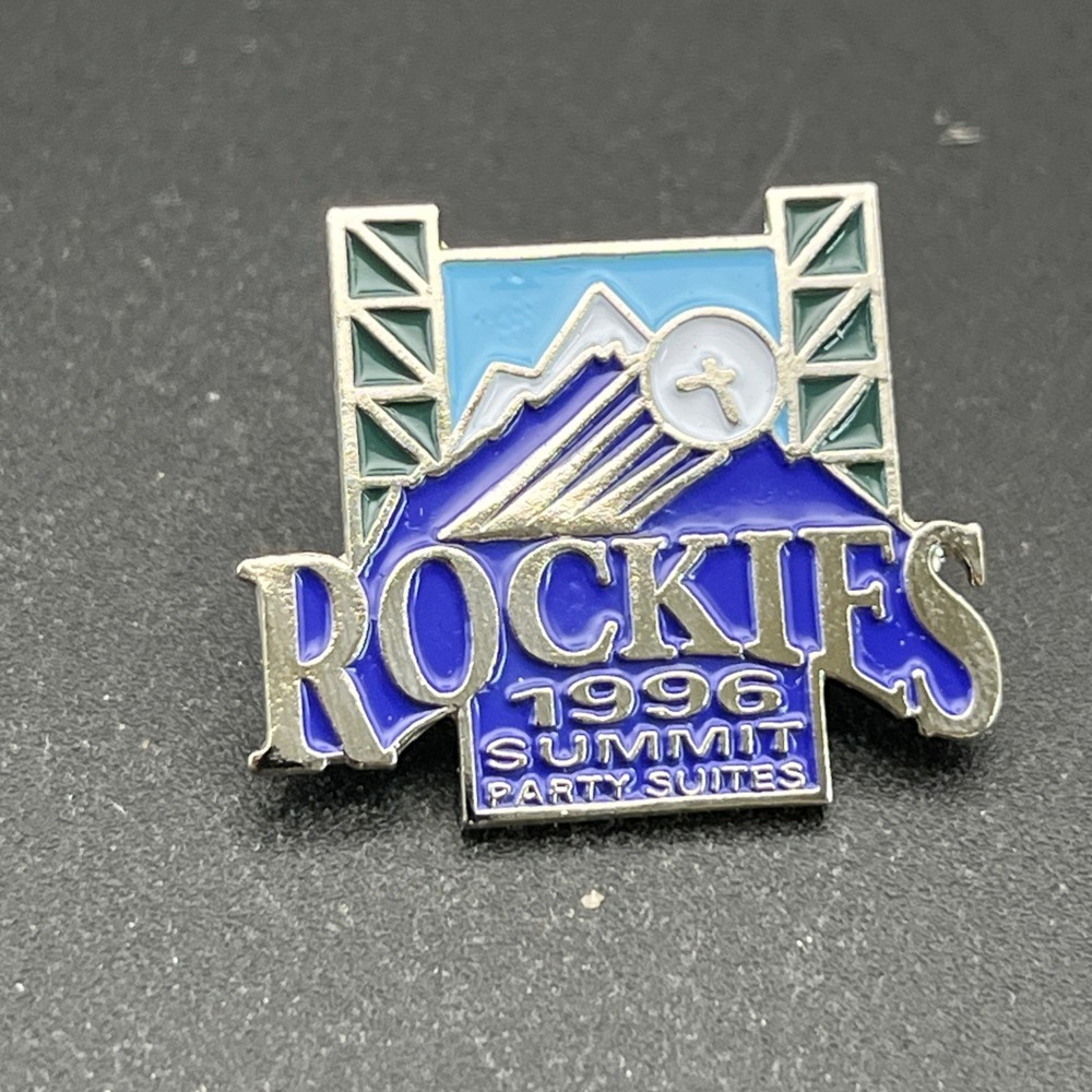 MLB Baseball‎ Colorado Rockies 1996 Summit Party Suites Lapel Hat Pin